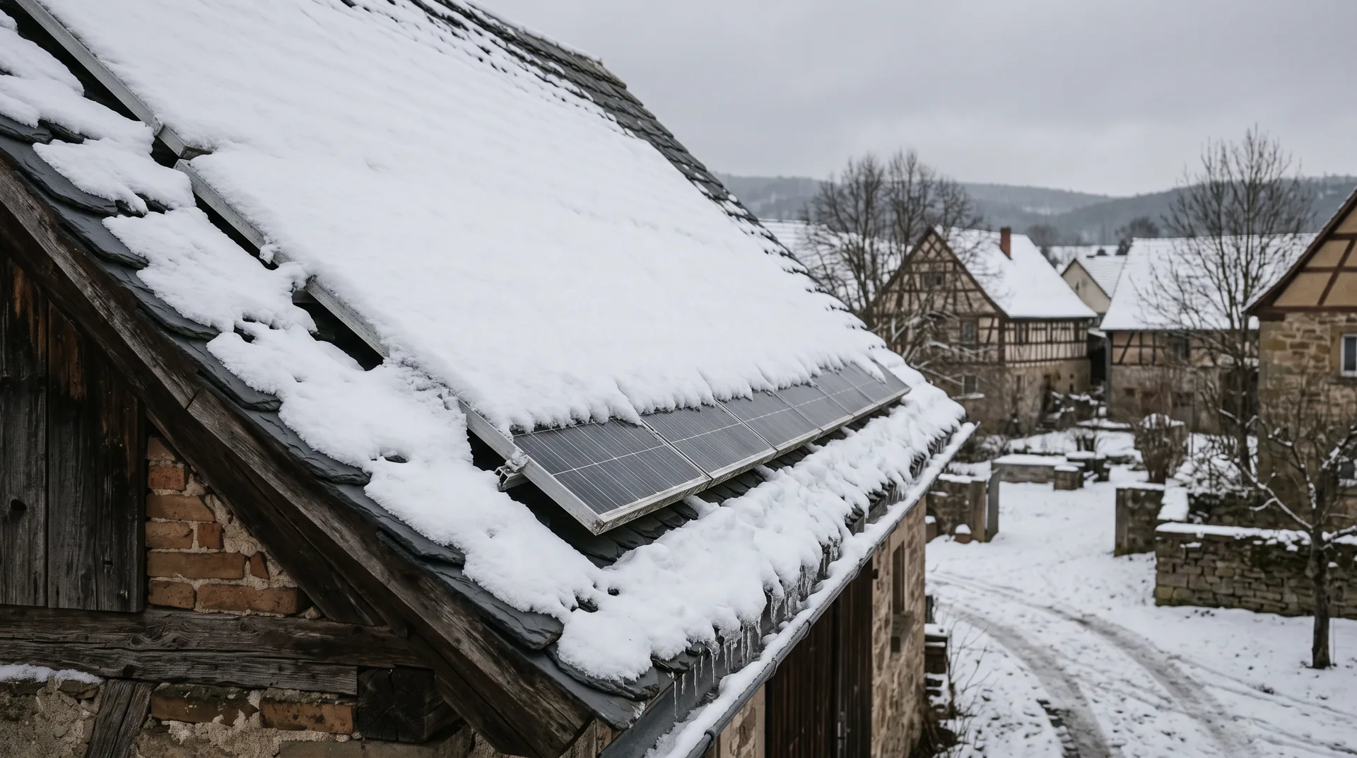 Wie viel Ertrag geht durch Schnee verloren?